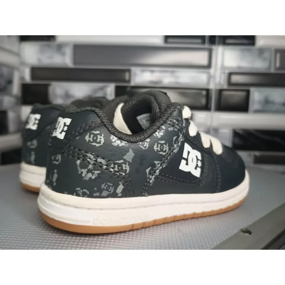 DC Kids Toddler Shoes - Black And White Skateboard Shoes Size 5T